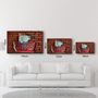 Autres décorations murales - Antique Cafe | Glass Wall Art - ARTDESIGNA