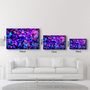 Autres décorations murales - The Colorful Jellyfishes | Glass Wall Art - ARTDESIGNA