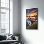 Other wall decoration - Longboats With Sunset | Glass Wall Art - ARTDESIGNA