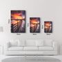 Other wall decoration - Black Pier | Glass Wall Art - ARTDESIGNA