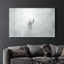 Other wall decoration - The Ghost Face In The Fog | Glass Wall Art - ARTDESIGNA