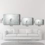 Other wall decoration - The Ghost Face In The Fog | Glass Wall Art - ARTDESIGNA