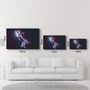 Autres décorations murales - Astronaut Neon | Glass Wall Art - ARTDESIGNA
