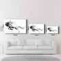 Autres décorations murales - Running Horse Silhouette | Glass Wall Art - ARTDESIGNA