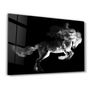 Autres décorations murales - Running Horse Silhouette V2 | Glass Wall Art - ARTDESIGNA
