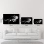 Autres décorations murales - Running Horse Silhouette V2 | Glass Wall Art - ARTDESIGNA
