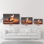 Autres décorations murales - Rowing The Boat Into A Fantasy World | Glass Wall Art - ARTDESIGNA