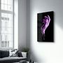Autres décorations murales - Pink Hand | Glass Wall Art - ARTDESIGNA