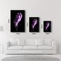 Autres décorations murales - Pink Hand | Glass Wall Art - ARTDESIGNA