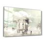 Autres décorations murales - The Foggy Building | Glass Wall Art - ARTDESIGNA