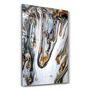 Autres décorations murales - Melting Gold | Glass Wall Art - ARTDESIGNA