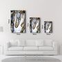 Autres décorations murales - Melting Gold | Glass Wall Art - ARTDESIGNA