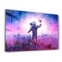 Other wall decoration - Astronaut With Butterfly | Glass Wall Art - ARTDESIGNA