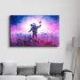Other wall decoration - Astronaut With Butterfly | Glass Wall Art - ARTDESIGNA