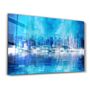Other wall decoration - The Fuzzy Cityscape Of New York | Glass Wall Art - ARTDESIGNA