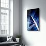 Autres décorations murales - Fuzzy Ice | Glass Wall Art - ARTDESIGNA