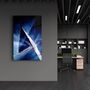 Autres décorations murales - Fuzzy Ice | Glass Wall Art - ARTDESIGNA