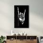 Autres décorations murales - Forever Rock N Roll | Glass Wall Art - ARTDESIGNA