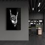 Autres décorations murales - Forever Rock N Roll | Glass Wall Art - ARTDESIGNA