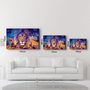 Autres décorations murales - The Lion In Colors | Glass Wall Art - ARTDESIGNA