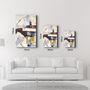 Other wall decoration - Abstract Oil Painting 3 | Glass Wall Art - ARTDESIGNA