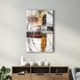 Autres décorations murales - Abstract Oil Painting V2 | Glass Wall Art - ARTDESIGNA