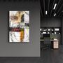 Autres décorations murales - Abstract Oil Painting V2 | Glass Wall Art - ARTDESIGNA
