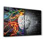 Autres décorations murales - Logic Background | Glass Wall Art - ARTDESIGNA