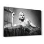 Other wall decoration - The Woman In Black And White | Glass Wall Art - ARTDESIGNA