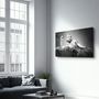 Other wall decoration - The Woman In Black And White | Glass Wall Art - ARTDESIGNA