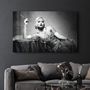 Other wall decoration - The Woman In Black And White | Glass Wall Art - ARTDESIGNA