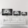 Other wall decoration - The Woman In Black And White | Glass Wall Art - ARTDESIGNA