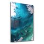 Autres décorations murales - Bird's Eye In Blue | Glass Wall Art - ARTDESIGNA