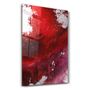 Autres décorations murales - Bird's Eye In Red | Glass Wall Art - ARTDESIGNA