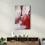 Other wall decoration - Bird's Eye In Red V2 | Glass Wall Art - ARTDESIGNA
