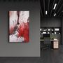 Other wall decoration - Bird's Eye In Red V2 | Glass Wall Art - ARTDESIGNA