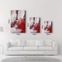 Other wall decoration - Bird's Eye In Red V2 | Glass Wall Art - ARTDESIGNA