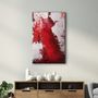 Other wall decoration - Bird's Eye In Red V3 | Glass Wall Art - ARTDESIGNA