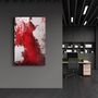 Other wall decoration - Bird's Eye In Red V3 | Glass Wall Art - ARTDESIGNA