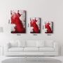 Other wall decoration - Bird's Eye In Red V3 | Glass Wall Art - ARTDESIGNA