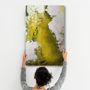 Other wall decoration - Bird's Eye In Yellow | Glass Wall Art - ARTDESIGNA