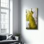Other wall decoration - Bird's Eye In Yellow | Glass Wall Art - ARTDESIGNA