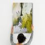 Autres décorations murales - Bird's Eye In Yellow V2 | Glass Wall Art - ARTDESIGNA