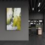 Autres décorations murales - Bird's Eye In Yellow V2 | Glass Wall Art - ARTDESIGNA