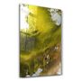 Autres décorations murales - Bird's Eye In Yellow V3 | Glass Wall Art - ARTDESIGNA