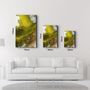 Autres décorations murales - Bird's Eye In Yellow V3 | Glass Wall Art - ARTDESIGNA