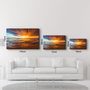Other wall decoration - Endless Ocean Wtih Sunset | Glass Wall Art - ARTDESIGNA