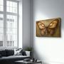 Autres décorations murales - Vintage Butterfly | Glass Wall Art - ARTDESIGNA