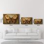 Autres décorations murales - Vintage Butterfly | Glass Wall Art - ARTDESIGNA