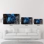 Autres décorations murales - Marble Design V1 | Glass Wall Art - ARTDESIGNA